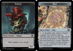 Fungus (0007) // Map (0017) Double-Sided Token - Foil